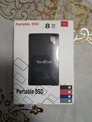 SSD Portátil 8TB Tipo-C