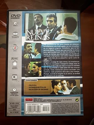 DVD Nueve Reinas Edición Especial