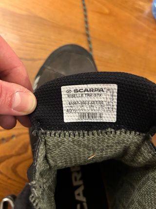 Botas Scarpa Ribelle TRK GTX Talla 40.5