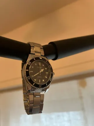 Reloj YOLAKO Lujo Negro y Plateado