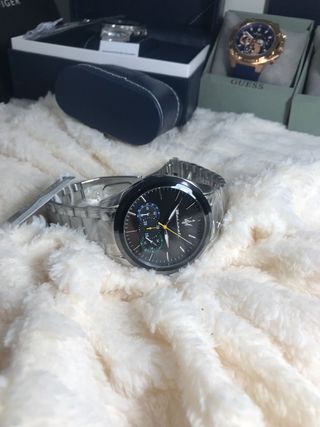 Reloj Maserati Hombre Negro/Plata