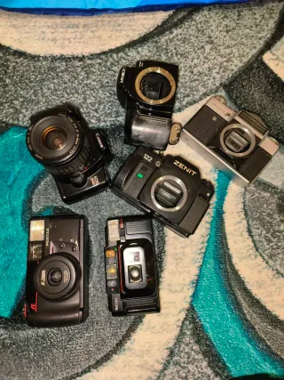 Set macchine fotografici vintage