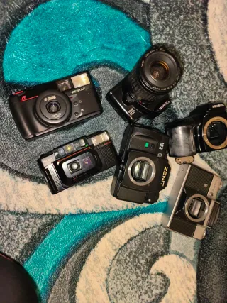 Set macchine fotografici vintage