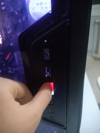 PC Gaming con luces LED