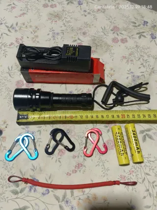 Linterna led pesca submarina