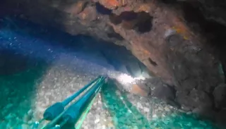 Linterna led pesca submarina