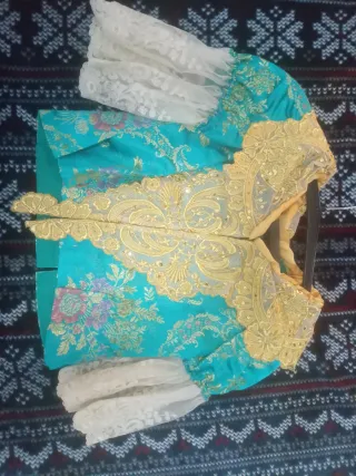 Traje de Fallera con Manteletas para 10 años