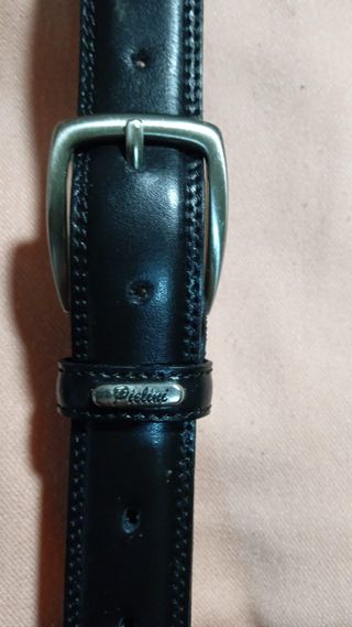 Cinturón Pielini Negro Hebilla Metálica