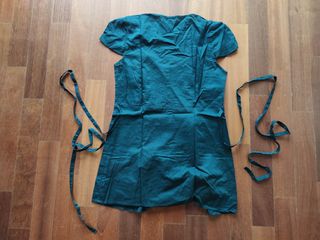 Top túnica verde oscuro Benetton / Sisley t. XS