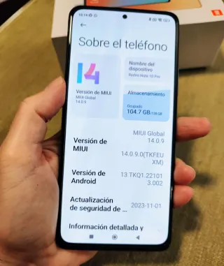 Xiaomi Redmi Note 10 Pro 6GB ram 128GB de almacena
