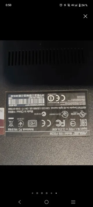 Portátil Acer Negro