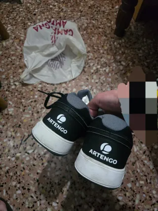 Artengo Decathlon - Scarpe da ginnastica uomo/nere