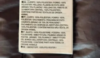 Chaqueta Nike de Plumas gris