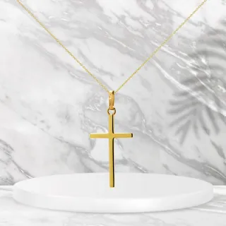 Colgante Cruz Oro 18k
