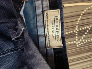 Bermudas tipo chino azul hombre