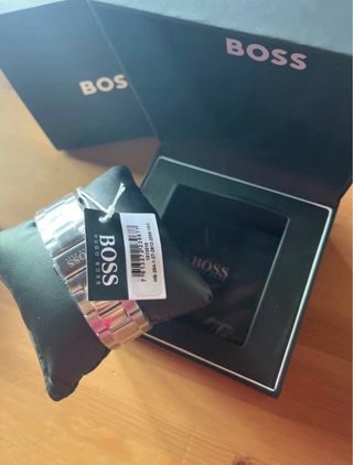 Reloj Hugo Boss Cronógrafo Azul y Plateado