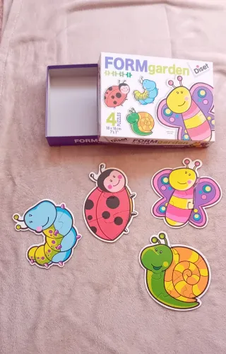 Puzzle Formgarden 4 Piezas Diset