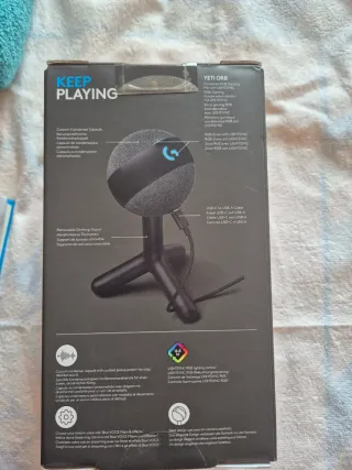 Micrófono Gaming Logitech G Yeti Orb RGB