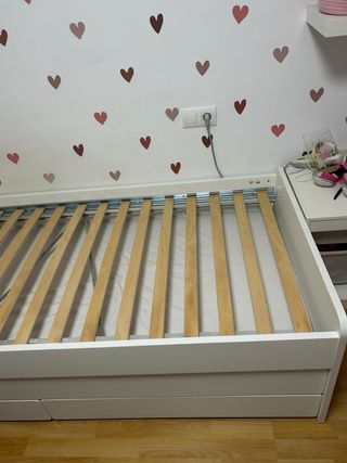 Cama Slakt Ikea Madera Blanca