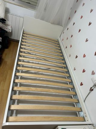 Cama Slakt Ikea Madera Blanca