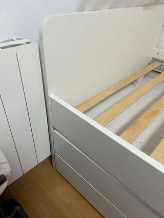Cama Slakt Ikea Madera Blanca