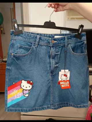Falda vaquera Hello Kitty