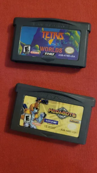4 Juegos Game Boy Advance: Madagascar, Tetris, Yos