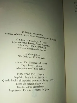 El amor de Erika Ewald y otros relatos