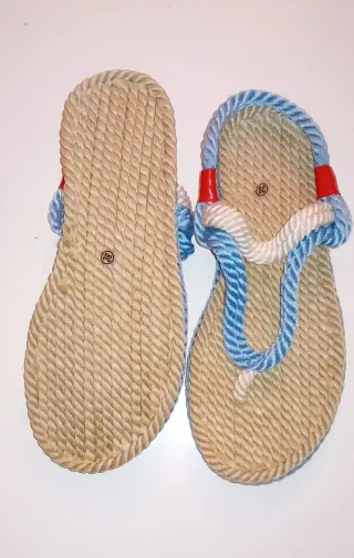 Sandalias de cuerda talla 38