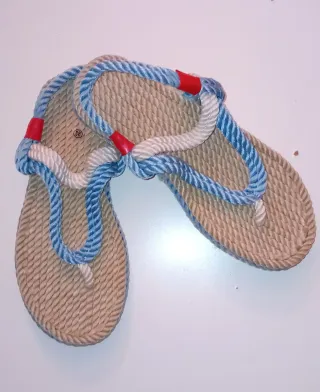 Sandalias de cuerda talla 38