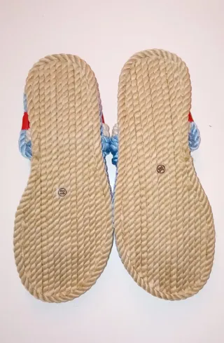Sandalias de cuerda talla 38