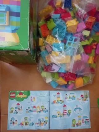 Lego Duplo Caja Grande y Manuales +200 piezas