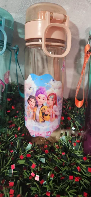 Botella Agua Kpop 650ml elige la tuya