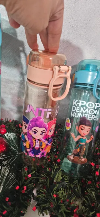 Botella Agua Kpop 650ml elige la tuya