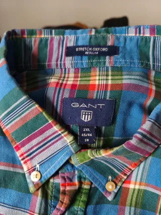 2 Camisas GANT Talla XXL Cuadros