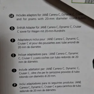 Patín Jané Surfer Plus per passeggini