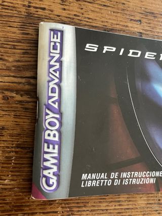 Manual Spider-Man Game Boy Advance