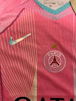 Camiseta PSG Nike Player Versión Rosa/Turquesa