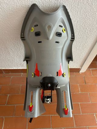 Silla Portabebés Bicicleta Gris/Amarillo