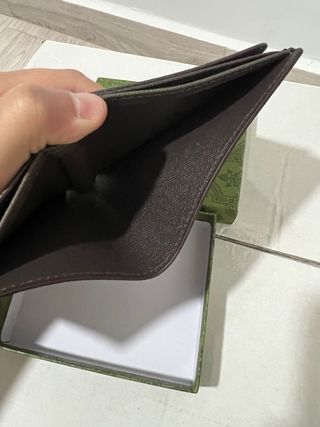 Portafogli Gucci Monogram con Striscia Verde e Rossa