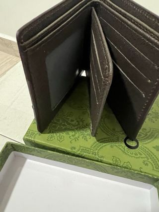 Portafogli Gucci Monogram con Striscia Verde e Rossa