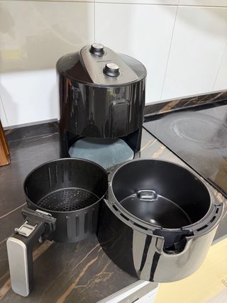 Freidora de aire Silvercrest negra