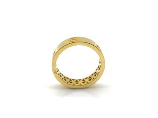 sortija oro 18k con piedra con circonita