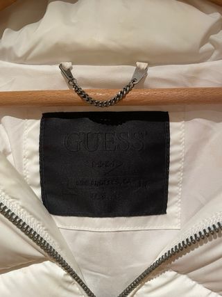 Abrigo Guess Blanco Mujer Talla S