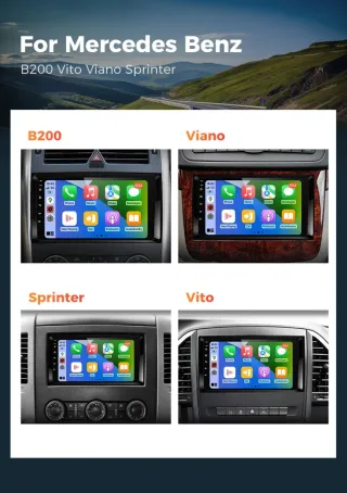 Pantalla radio de coche para Mercedes Benz