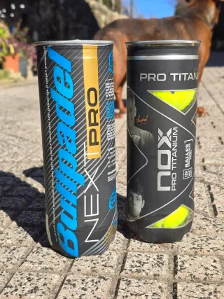 Bolas Padel Nox Pro Titanium + Bullpadel