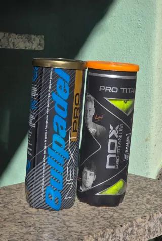 Bolas Padel Nox Pro Titanium + Bullpadel
