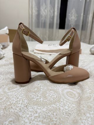 Scarpe BIMANI in pelle nude