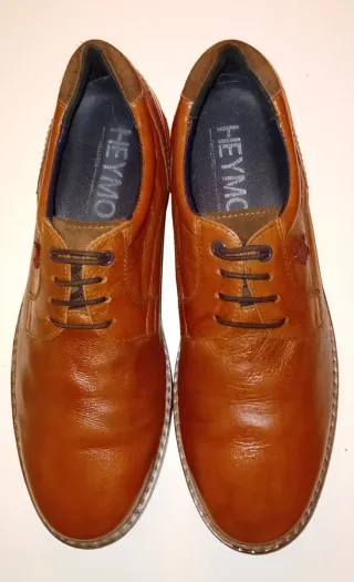 Scarpe in pelle Heymo marroni