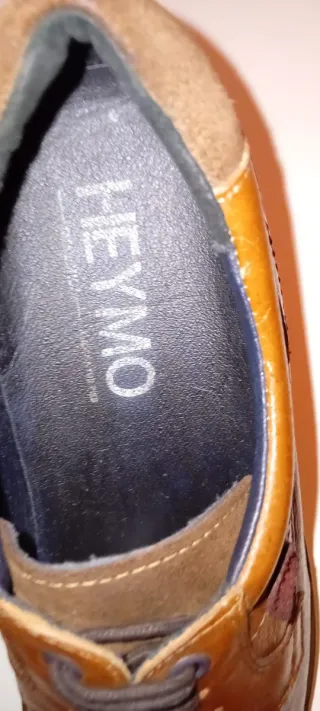 Scarpe in pelle Heymo marroni